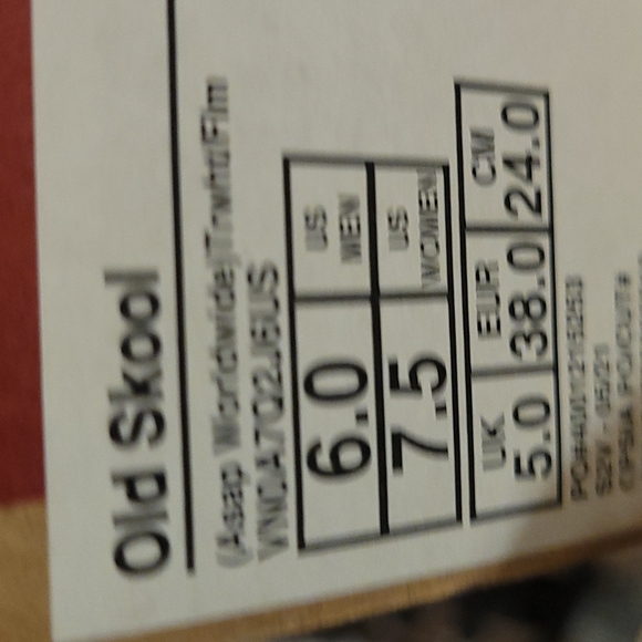 New Vans x A$AP ROCKY Old Skool size 6mn =7.5 wmn - Picture 10 of 10